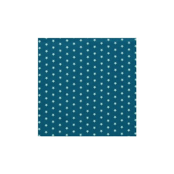 TISSU FROU-FROU ETOILES Turquoise foncé FONCE 2900-0-111 petite image