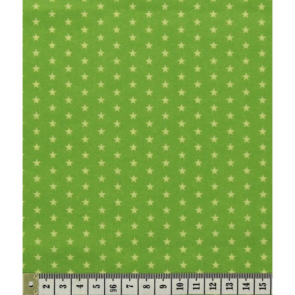 TISSU FROU-FROU ETOILES Vert pomme FONCE 2900-0-112 image