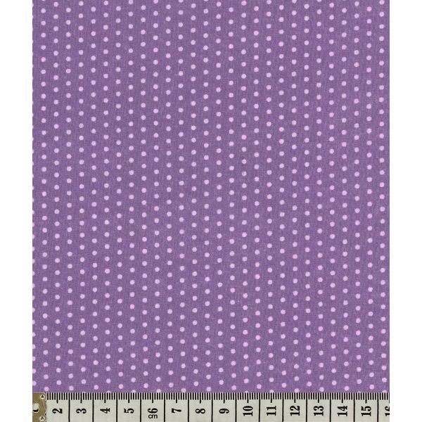 TISSU FROU-FROU POIS LAVANDE ROSEE FONCE 2900-0-205 image