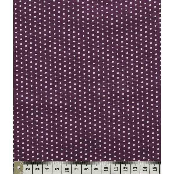 TISSU FROU-FROU POIS Violet foncé FONCE 2900-0-206 image