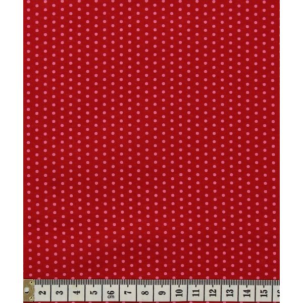 TISSU FROU-FROU POIS RUBIS ECLATANT FONCE 2900-0-208 image