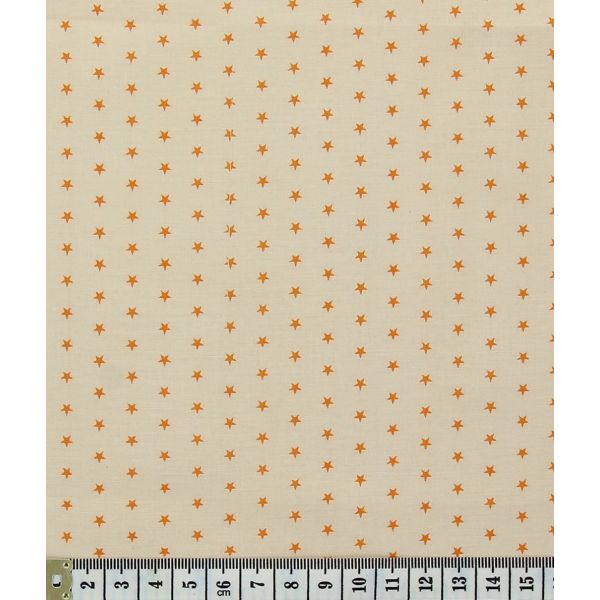 TISSU FROU-FROU ETOILES Orange CLAIR 2900-0-309 image