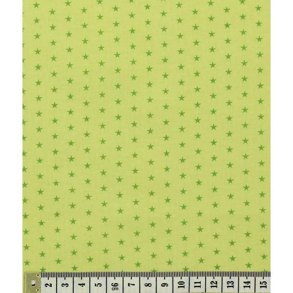 TISSU FROU-FROU ETOILES Vert pomme CLAIR 2900-0-312 image