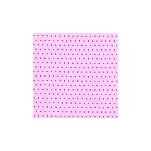 TISSU FROU-FROU POIS LAVANDE ROSEE CLAIR 2900-0-405 petite image