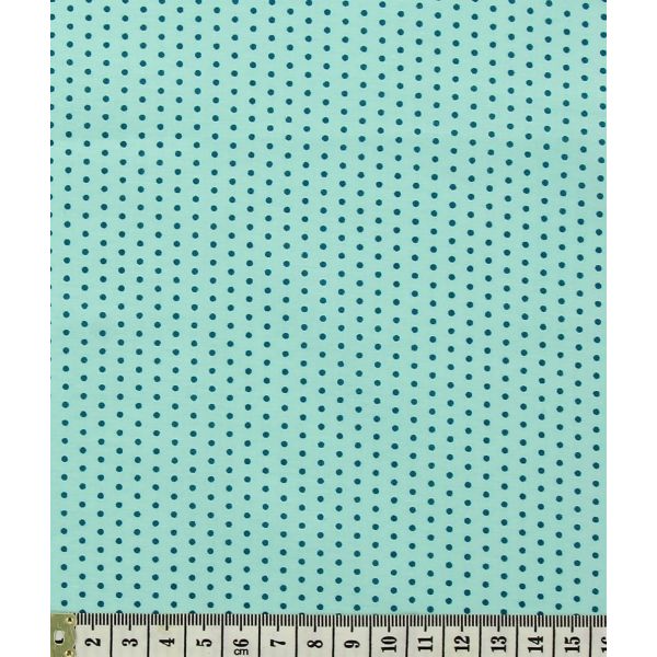 TISSU FROU-FROU POIS Turquoise foncé CLAIR 2900-0-411 image