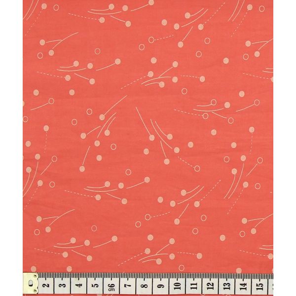 TISSU FROU-FROU ODONATA CORAIL 2902-0-116 image