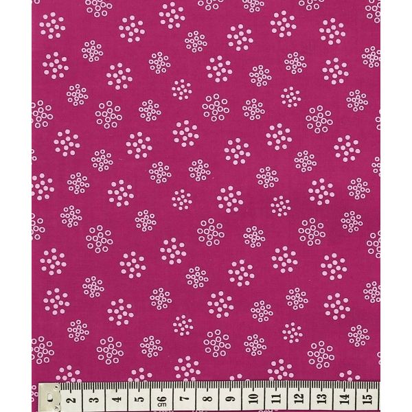 TISSU FROU-FROU A BICYCLETTE CAMELIA Motif Flocon 2903-0-207 image