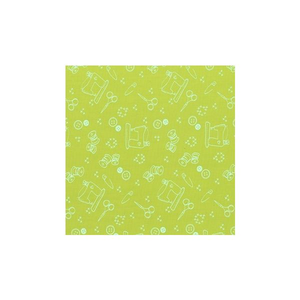 TISSU FROU-FROU I Love Couture Ustensile Vert pomme 2905-0-112 petite image