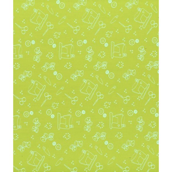 TISSU FROU-FROU I Love Couture Ustensile Vert pomme 2905-0-112 image
