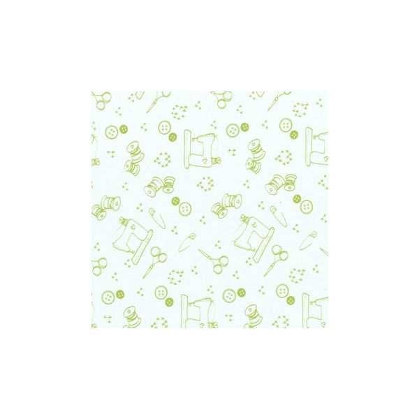 TISSU FROU-FROU I Love Couture Ustensile Vert jade 2905-0-218 petite image