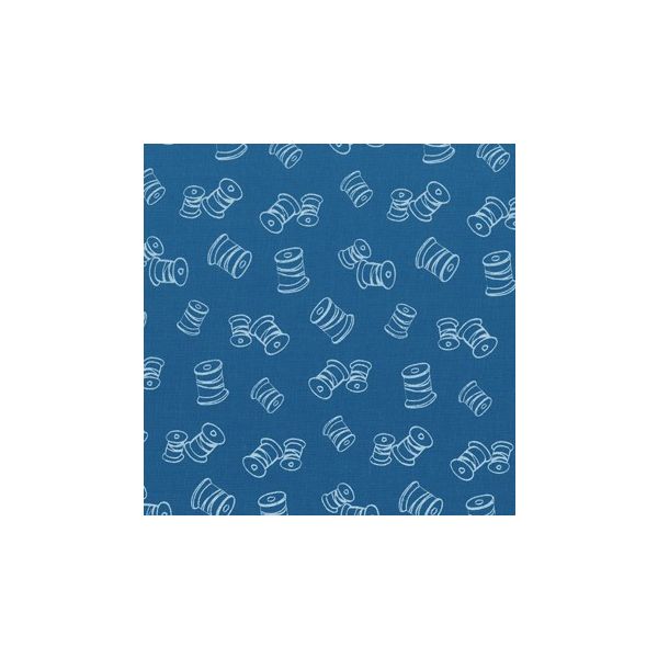 TISSU FROU-FROU I Love Couture Bobine Bleu roi 2905-0-327 petite image