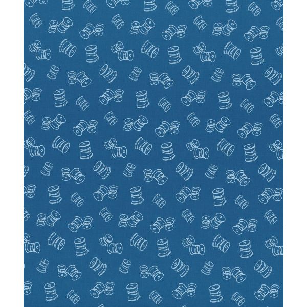 TISSU FROU-FROU I Love Couture Bobine Bleu roi 2905-0-327 image