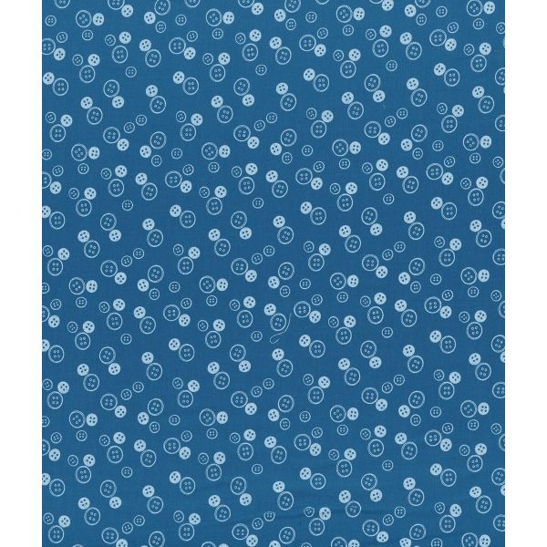 TISSU FROU-FROU I Love Couture Bouton Bleu roi 2905-0-427 image