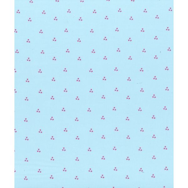 TISSU FROU-FROU I Love Couture Point de croix Bleu lagon 2905-0-511 image