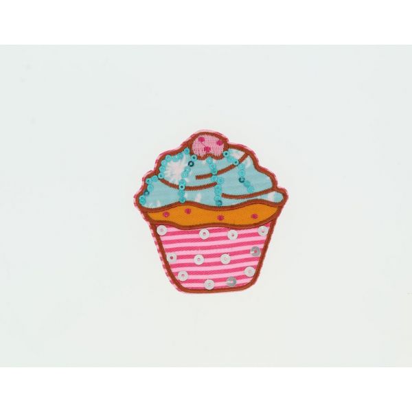 THERMOCOLLANT RECREATYS Collection Cup Cake Bleu 3234-0-2 image