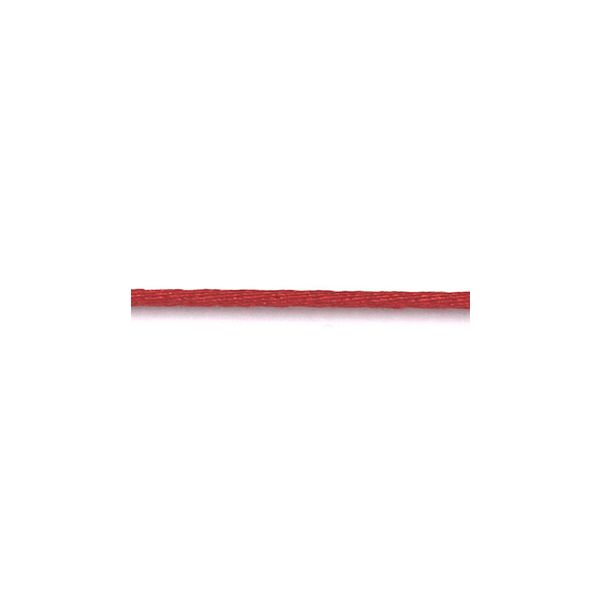 Frou-Frou Cordon Queue de souris 2mm Uni Rouge vif 4001-0-50 petite image