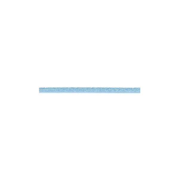 Frou-Frou Cordon Queue de souris 2mm Uni Bleu layette 4001-0-9 petite image