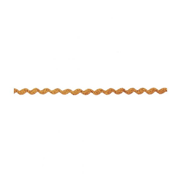 RUBAN ZIG ZAG TOUT CE QUI BRILLE ROSE CUIVRE SCINTILLANT - Blister de 1 mètre 4017-11-880 image