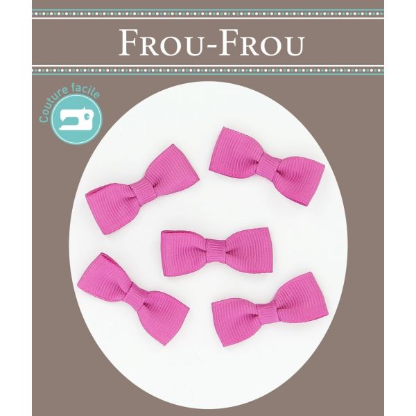 5 Noeuds Frou-Frou Rose Camélia 4028-0-4 image