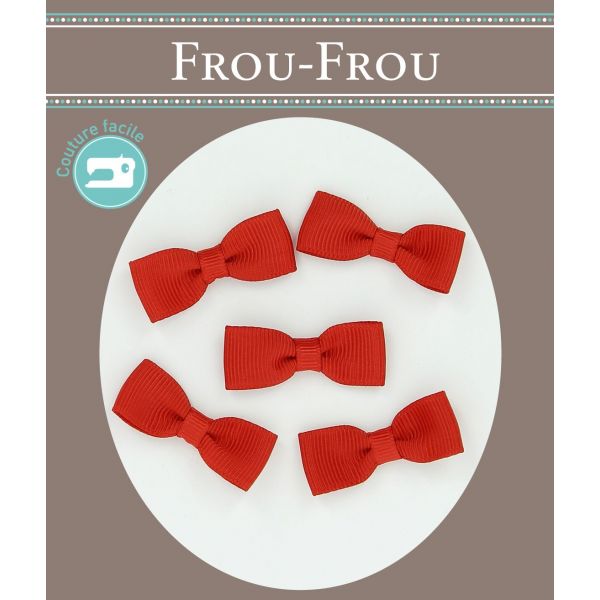 5 Noeuds Frou-Frou Rouge vif 4028-0-5 image