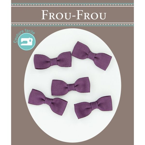 5 Noeuds Frou-Frou Violet foncé 4028-0-7 image