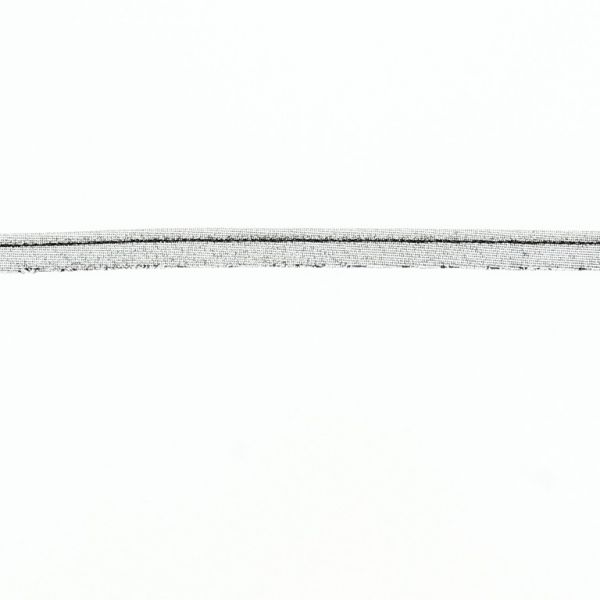 Passepoil Frou-Frou Tout ce qui brille 7mm Argent Scintillant Lamé noir 4068-5-39 image