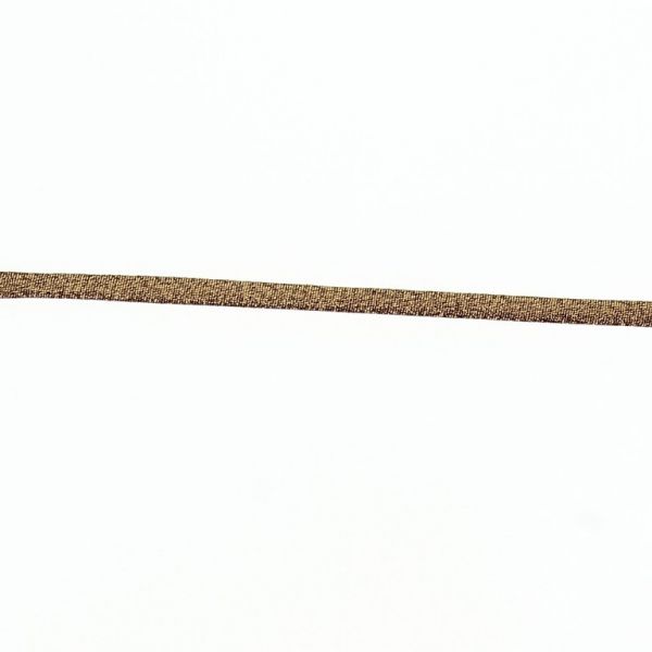 Frou-Frou Cordon Spaghetti  Tout ce qui brille 7mm Rose cuivré lamé noir 4069-7-67 image