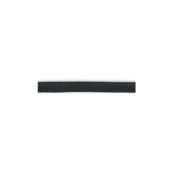 Frou-Frou Cordon Spaghetti Satin 7mm Soyeux Noir 4072-7-1 petite image