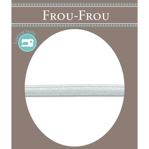 Frou-Frou Cordon Spaghetti Satin 7mm Soyeux Gris clair 4072-7-36 image
