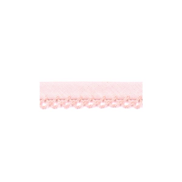 Biais Festonné Coton Uni 12mm Frou-Frou Rose clair 4077-12-31 petite image