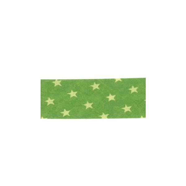 Biais Frou-Frou 20mmtissu Etoiles Vert pomme 4090-20-112 petite image