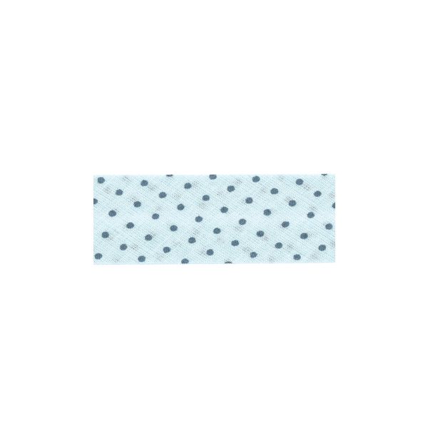 Biais Frou-Frou 20mmtissu Pois Bleu layette 4090-20-403 petite image