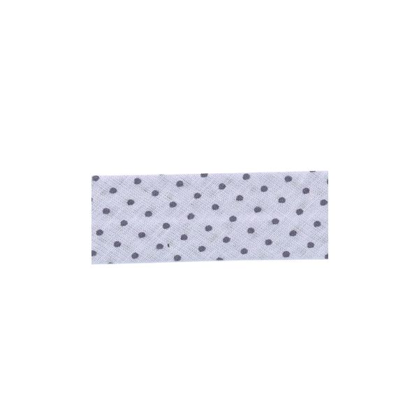 Biais Frou-Frou 20mmtissu Pois Lilas 4090-20-404 petite image