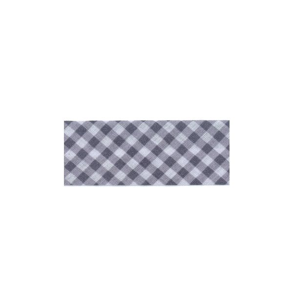 Biais Frou-Frou 20mmtissu Vichy Myrtille 4090-20-504 petite image