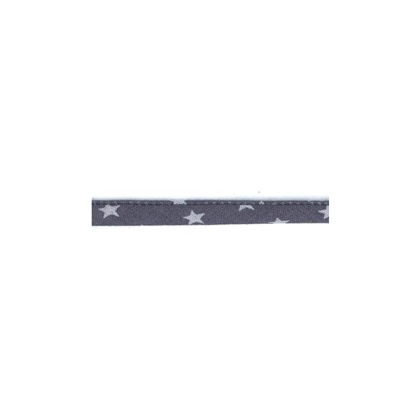 Frou-Frou Cordon Spaghetti 7mm ETOILES Myrtille 4091-7-104 petite image