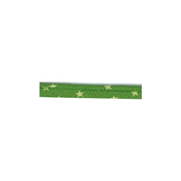 Frou-Frou Cordon Spaghetti 7mm tissu Etoiles Vert pomme 4091-7-112 petite image