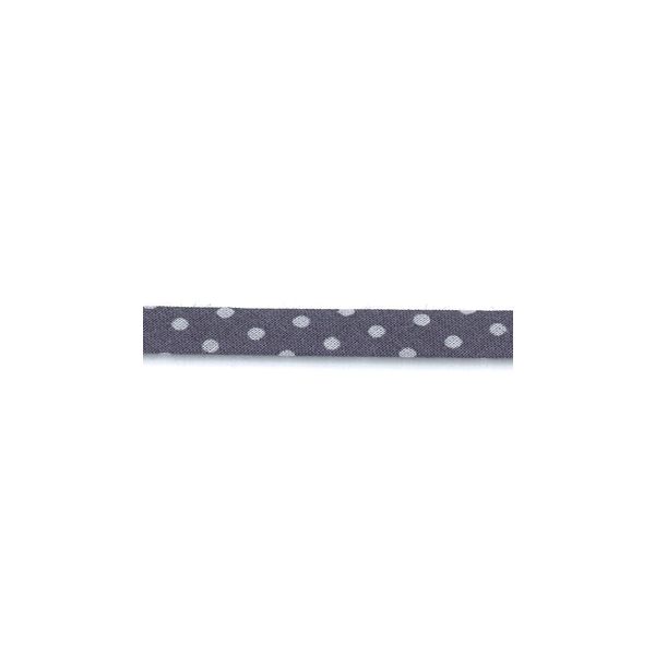 Frou-Frou Cordon Spaghetti 7mm tissu Pois Myrtille 4091-7-204 petite image