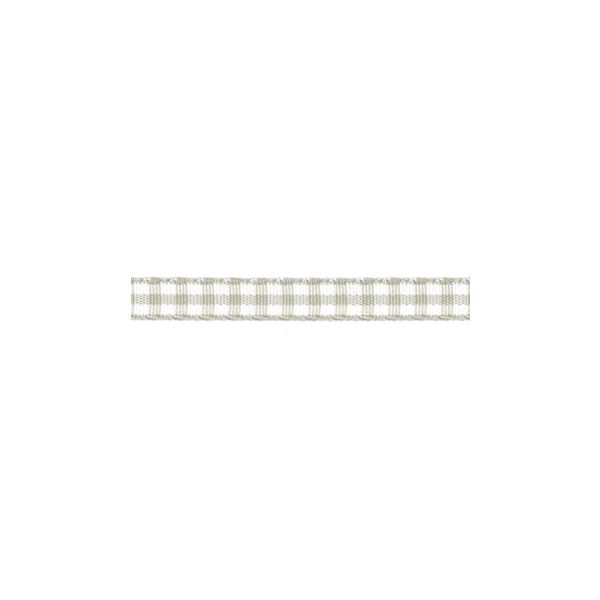 Ruban Tissé Frou-Frou 6mm Vichy Gris clair 4125-6-36 petite image
