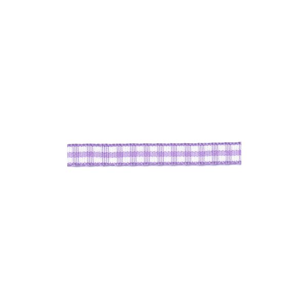 Ruban Tissé Frou-Frou 6mm Vichy Violet clair 4125-6-60 petite image
