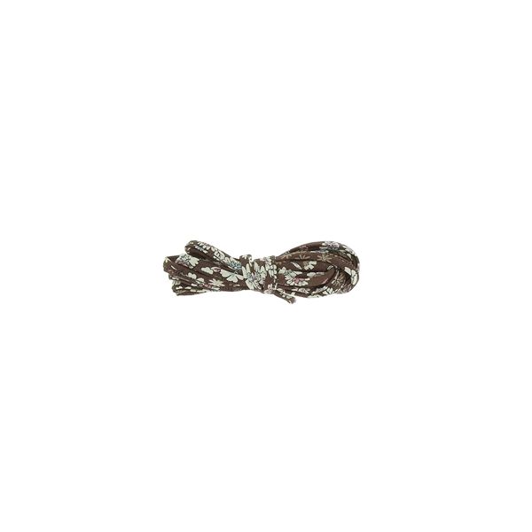 Frou-Frou Cordon spaghetti 7mmx2m tissu Fleuri chocolat 4214-0-10 petite image