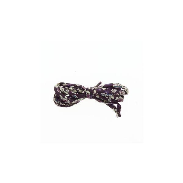 Frou-Frou Cordon spaghetti 7mmx2m tissu Fleuri Violet foncé 4214-0-8 petite image