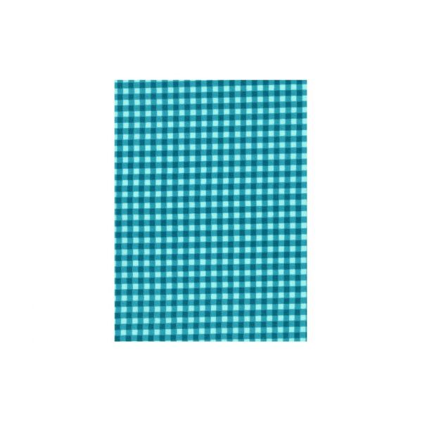 TISSU COUPON FROU-FROU VICHY 150x110cm Turquoise foncé 4605-0-511 image