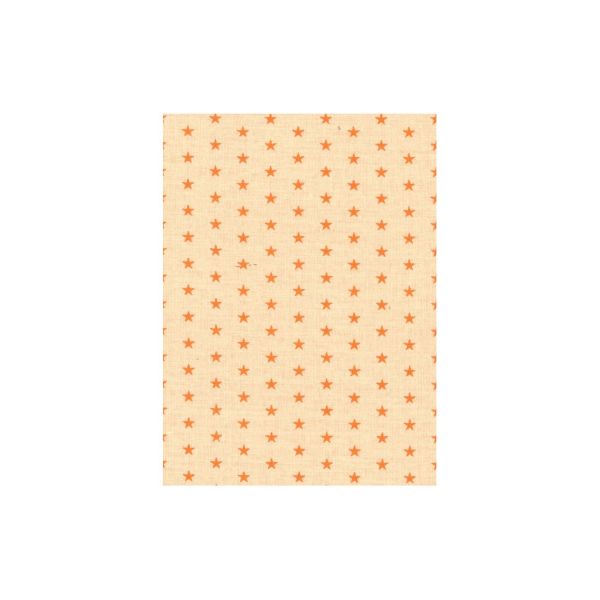 TISSU COUPON FROU-FROU ETOILES 45x55cm Saumon 4606-0-309 image