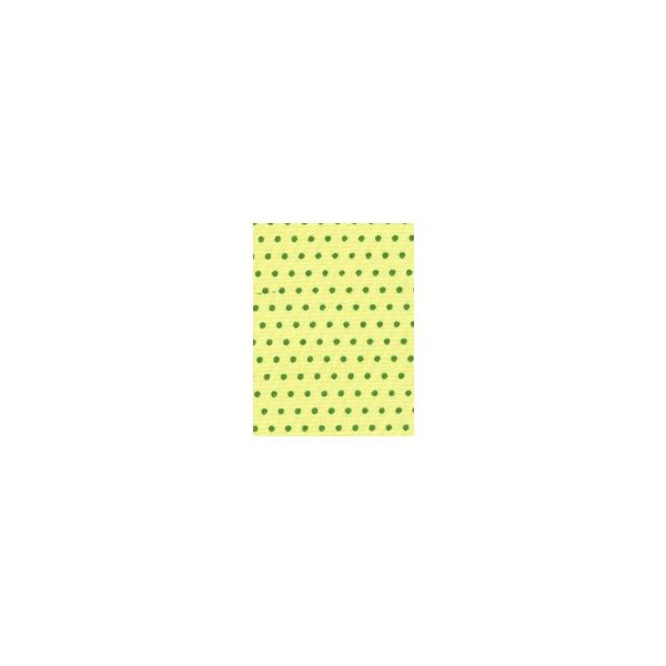 TISSU COUPON FROU-FROU POIS 45x55cm Vert Aniss 4606-0-412 petite image