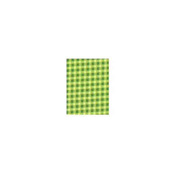 TISSU COUPON FROU-FROU VICHY 45x55cm Vert pomme 4606-0-512 petite image
