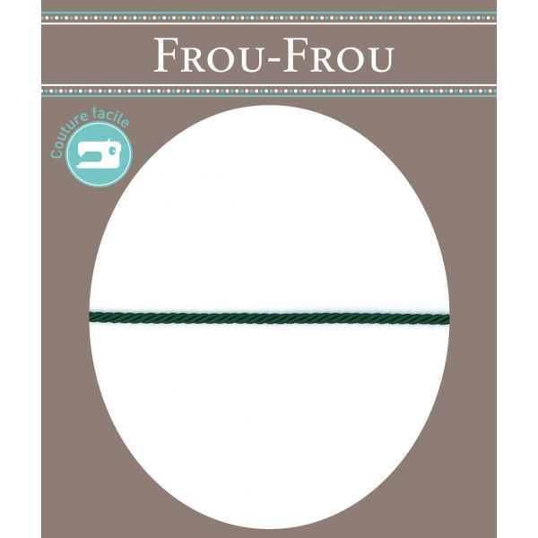 Frou-Frou Cordelière 5mm Vert Emeraude 4620-0-18 image