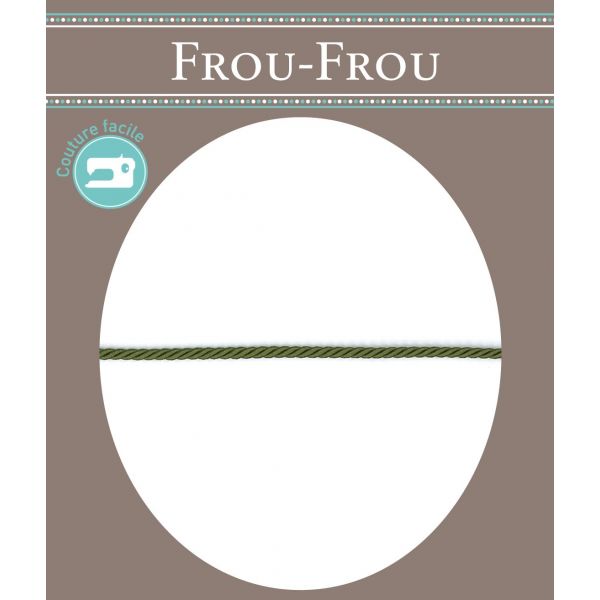 Frou-Frou Cordelière 5mm Kaki 4620-0-19 image