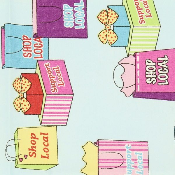 TISSU COUPON RECREATYS Coll. Blueberry N°24 4666-2-4 petite image