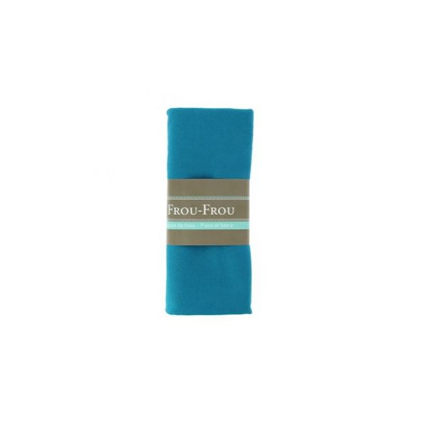 TISSU COUPON FROU-FROU JERSEY Turquoise foncé 4670-0-711 image