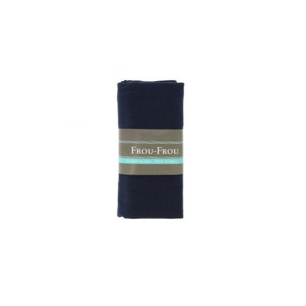 TISSU COUPON FROU-FROU JERSEY Bleu marine 4670-0-720 image
